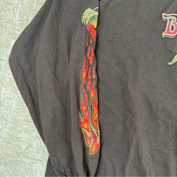 Bucket of Blood Saloon 3XL Long Sleeve Shirt Harley Davidson Biker 1876 Nevada - Picture 7 of 14